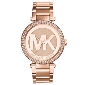 NWT Michael Kors Parker Rose Gold Watch